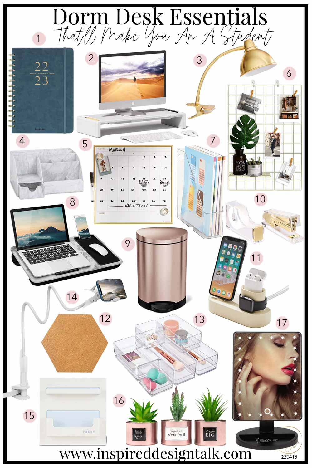 17 Dorm Desk Essentials Students Need And Will Love In 2024