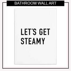Black And White Bathroom Wall Art For Any Design Style