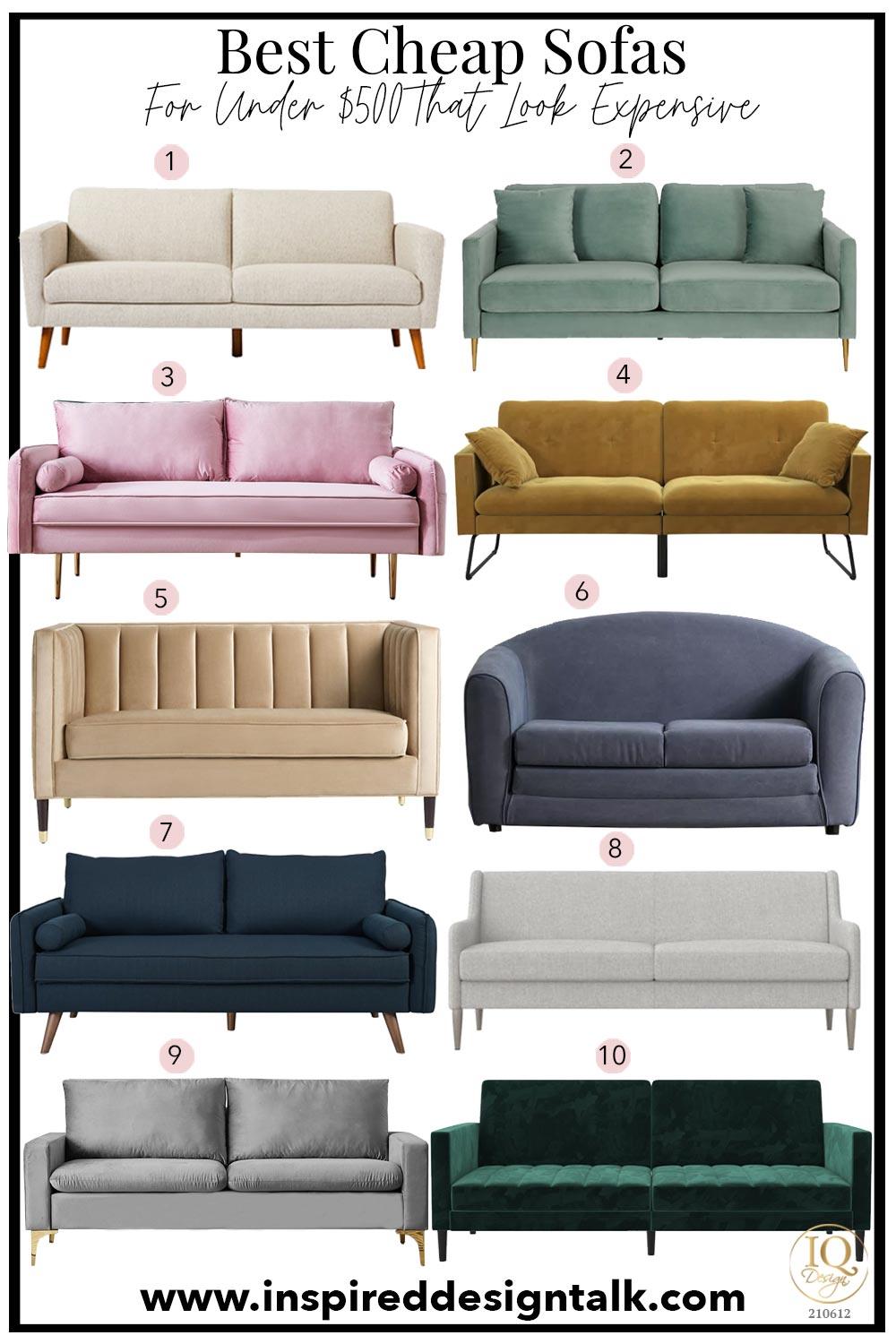 Best Apartment Sofa Styles For Just Over 500