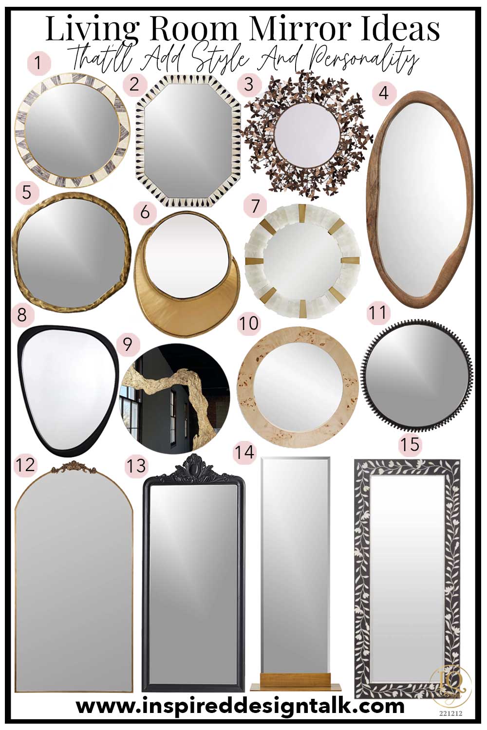 15 Living Room Mirror Ideas You'll Love