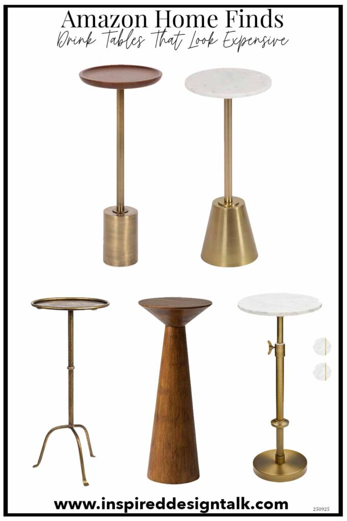 amazon home finds drink tables