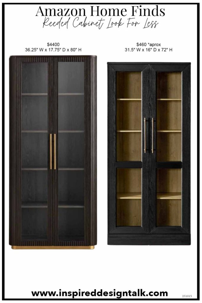 black glass front cabinet