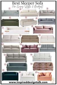 Best Sleeper Sofa Styles For Every Budget 2025