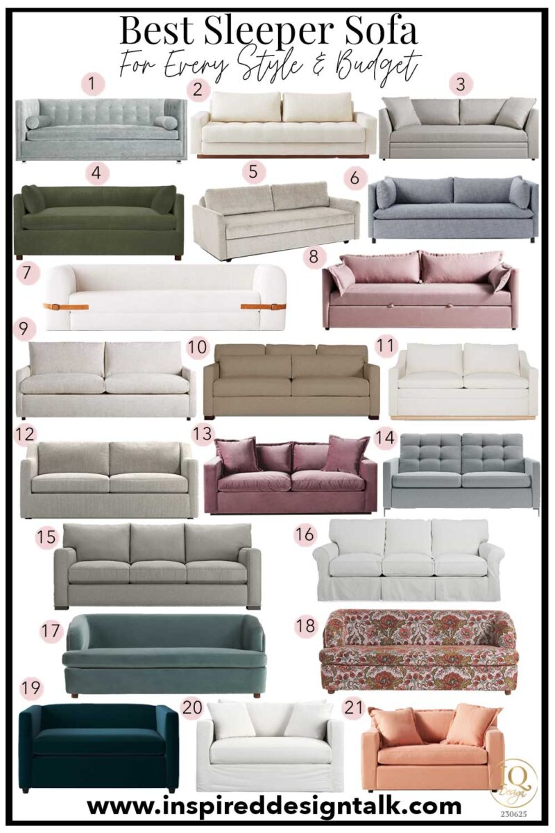 Best Sleeper Sofa Styles For Every Budget 2025