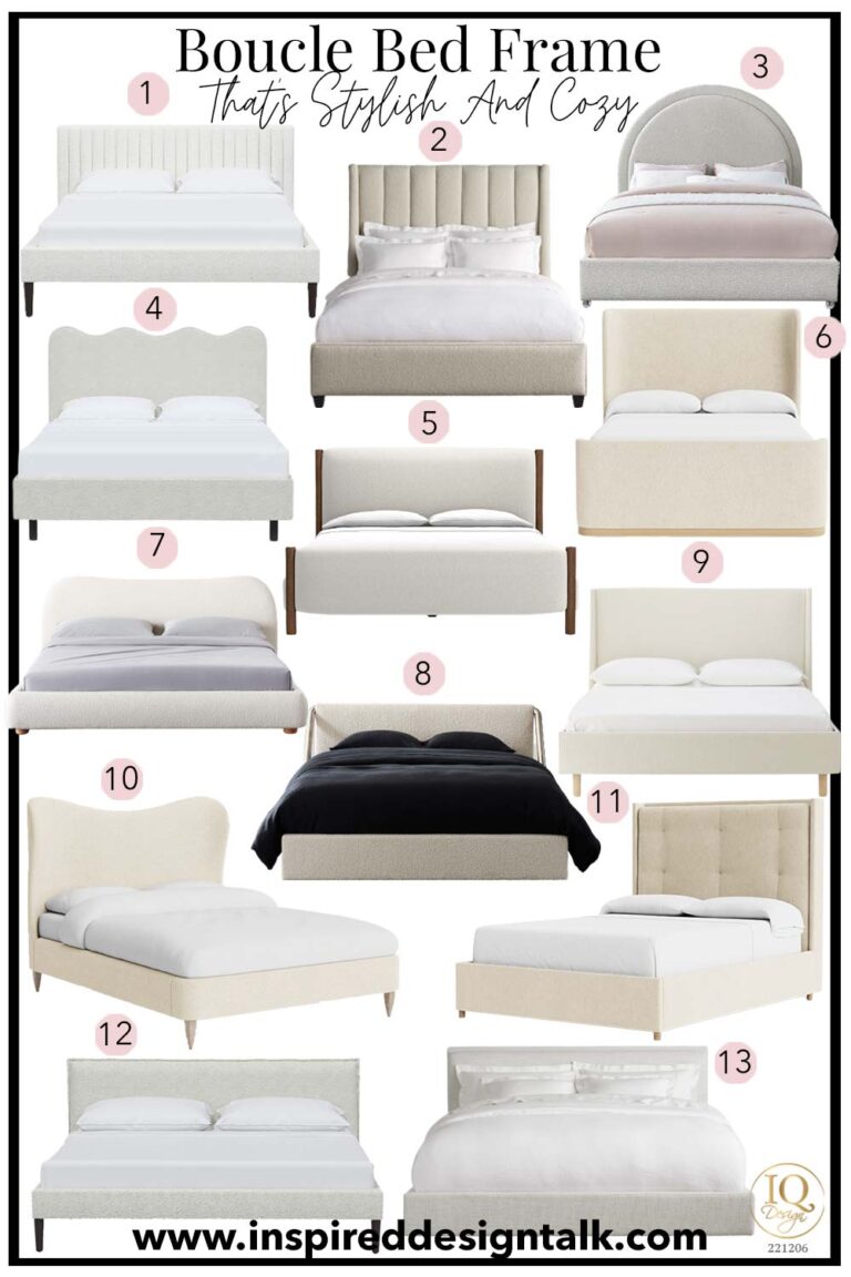 Best Boucle Bed Frame Ideas For Your New Bedroom