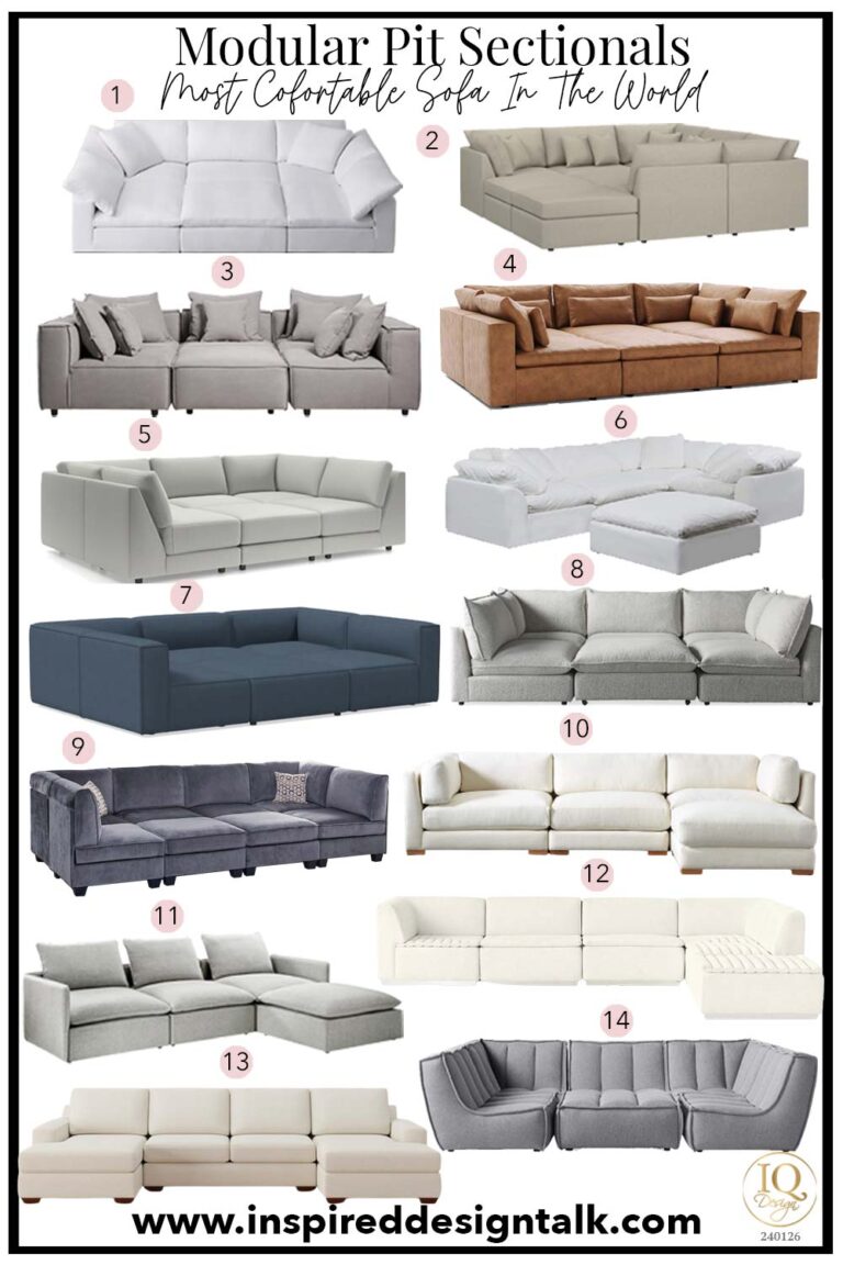 Most Comfortable Modular Sectional Sofas For Your Home 2025