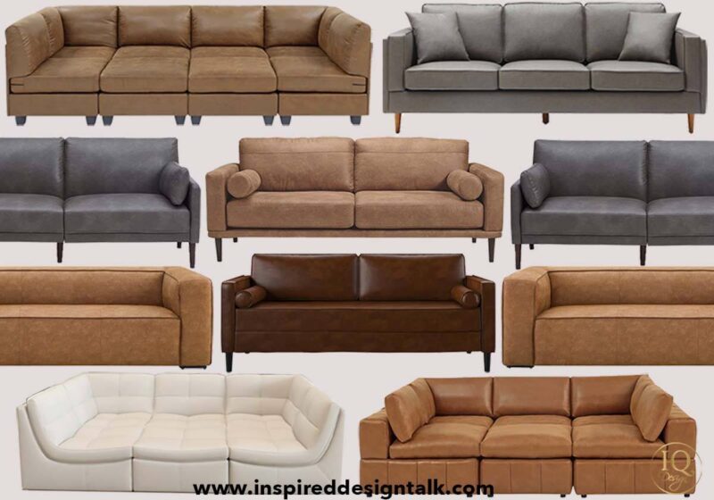 13 Vegan Leather Sofa Styles Better Than The Real Thing