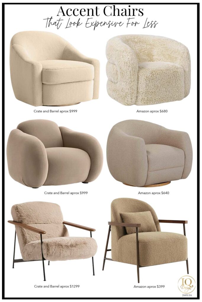 look for less crate and barrel