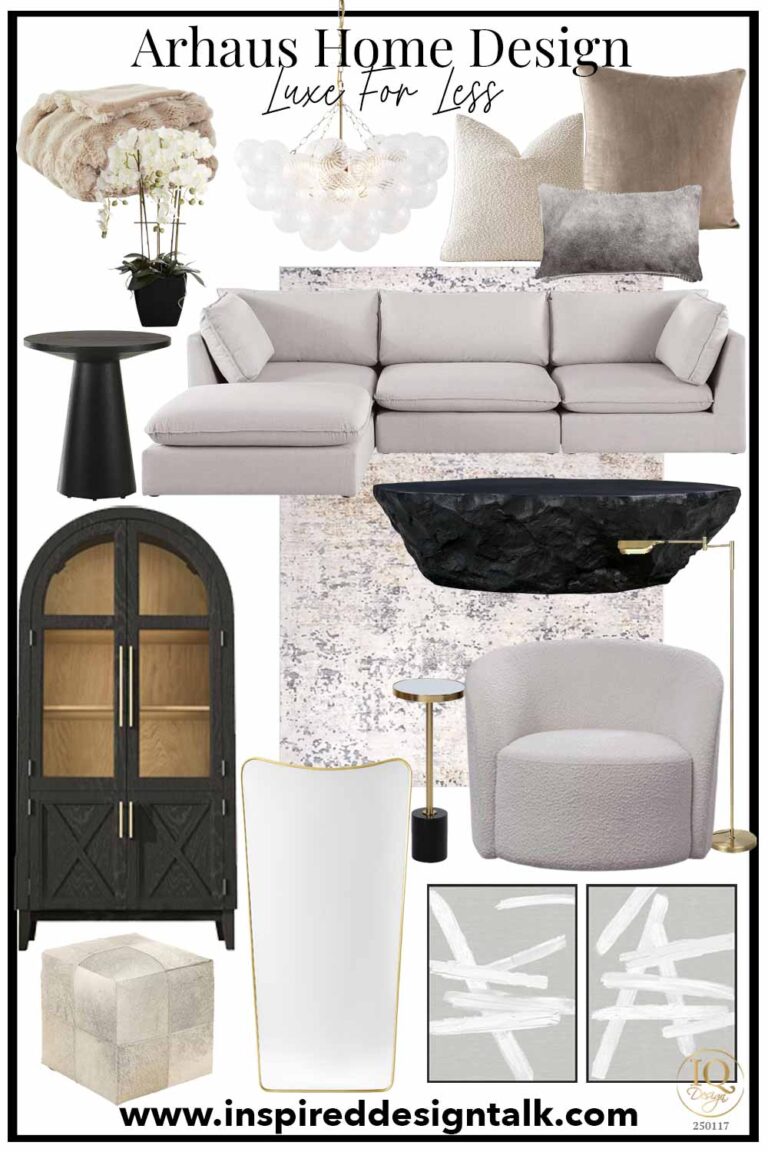 Arhaus Living Room Design Inspiration• Inspired Design Talk