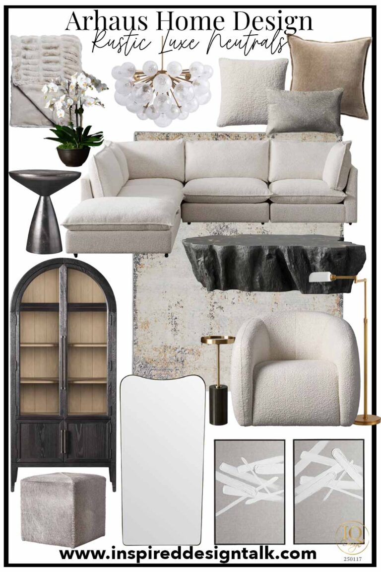 Arhaus Living Room Design Inspiration• Inspired Design Talk