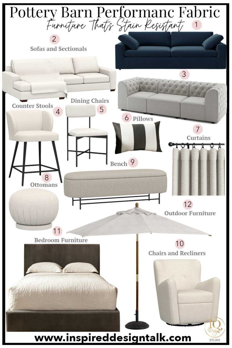Pottery Barn Performance Fabric Furniture You'll Love