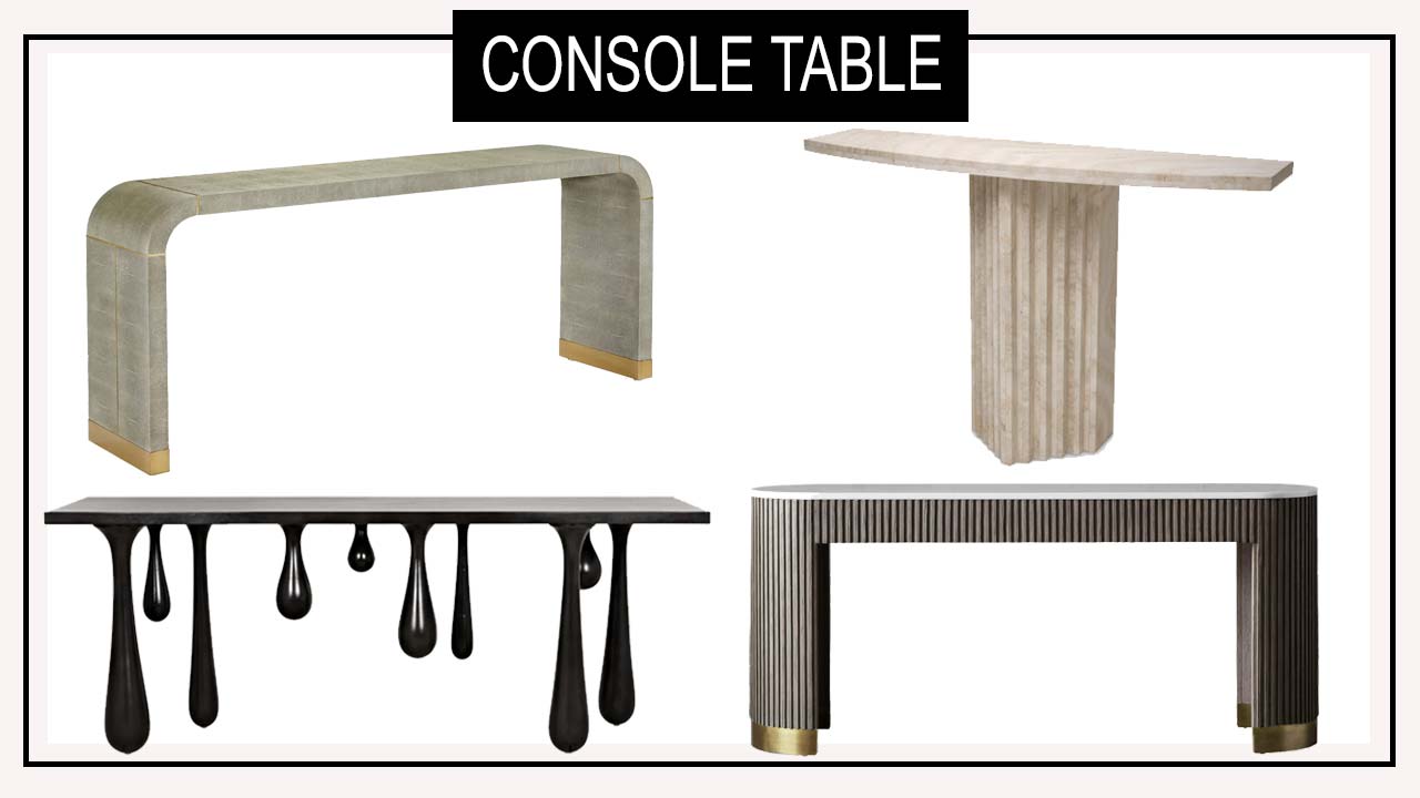 How To Choose A Console Table And Get A Luxe Look For Less
