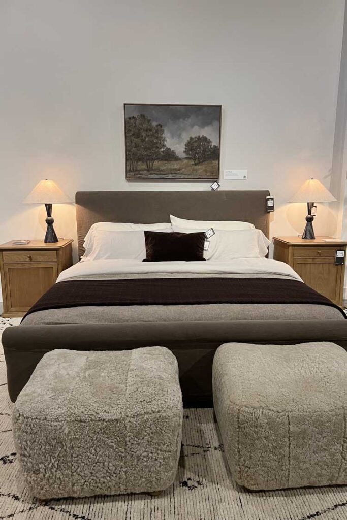 art over neutral bed elegant bedroom decorating ideas