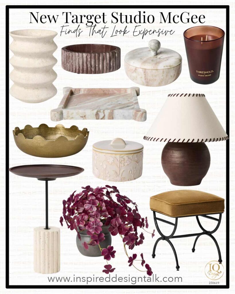 new target home decor finds studio mcGee target collection 2025