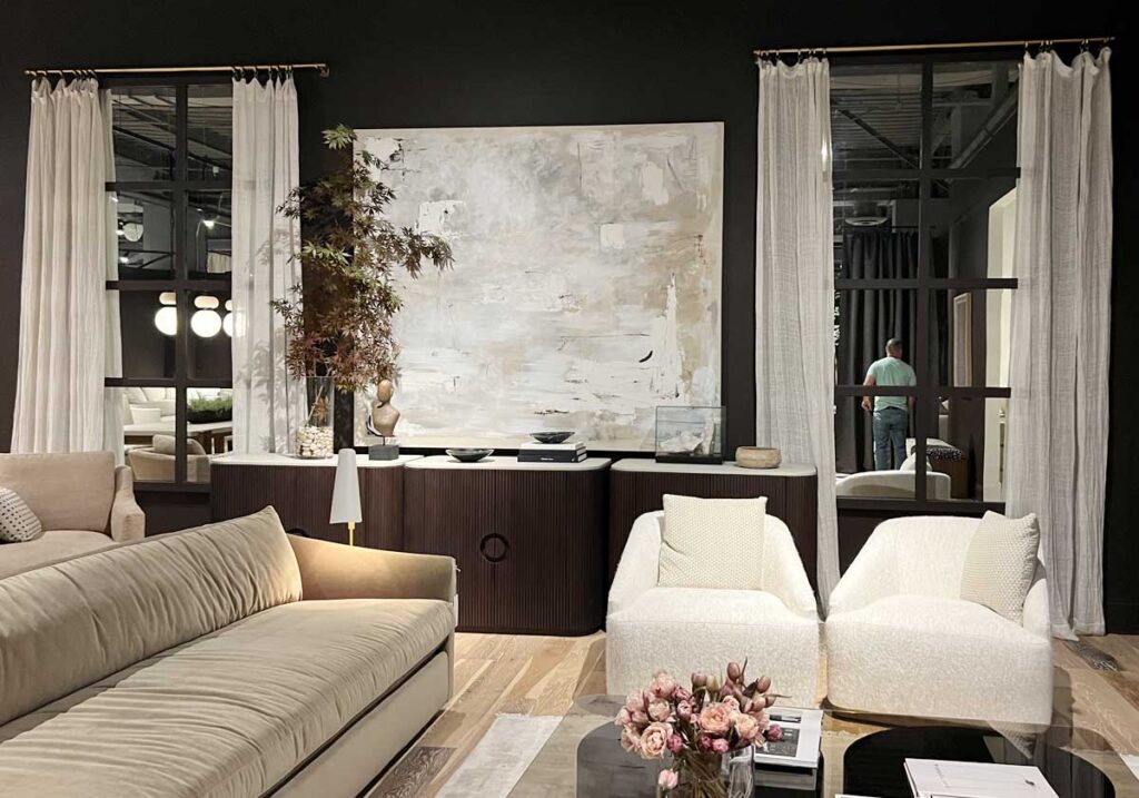 mirrors with curtain panels large wall decor ideas for living room