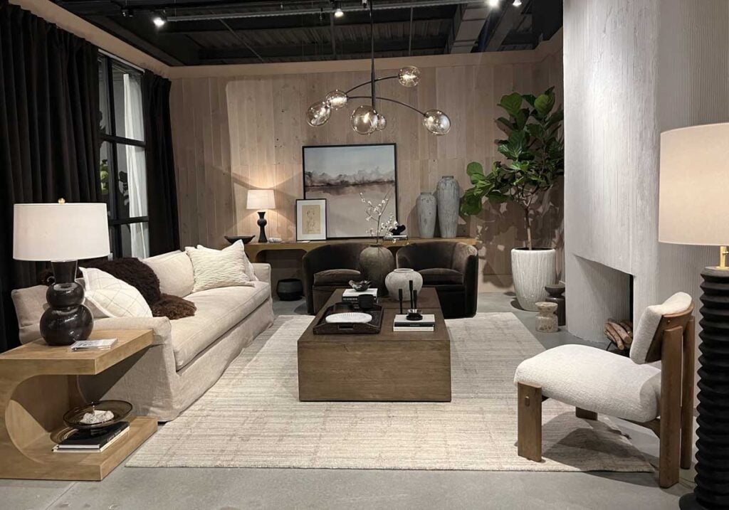 brown ivory room