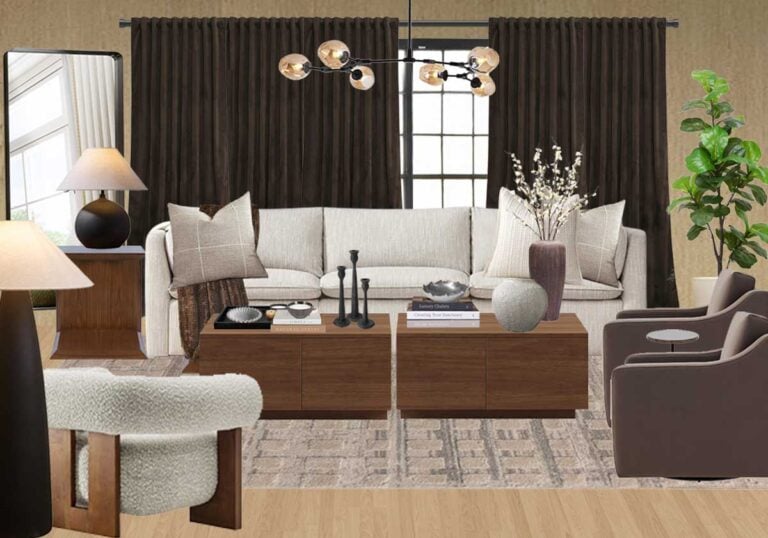 neutral designer living room ideas