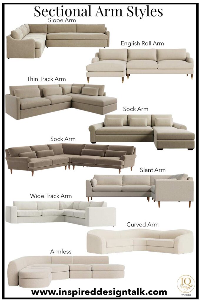 sectional sofa living room arm styles collage