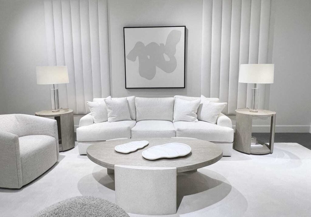 white living room