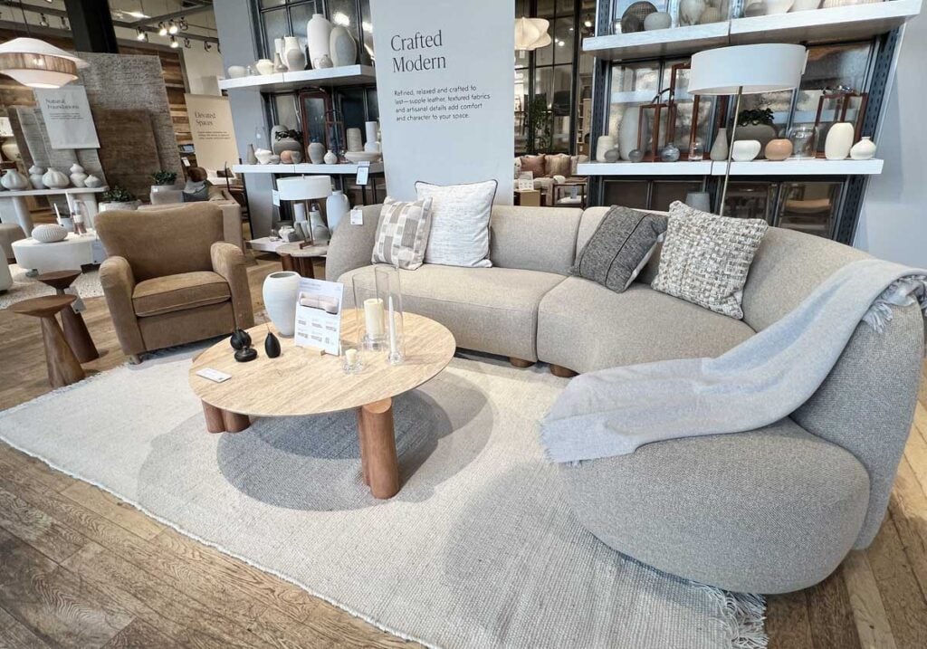 curved chaise sectional sofa west elm decorating ideas