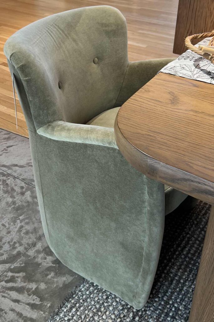 green velvet dining chair crate and barrel decorating ideas