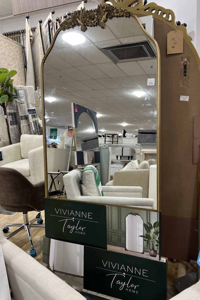 anthropologie mirror dupe ruched homegoods home decor