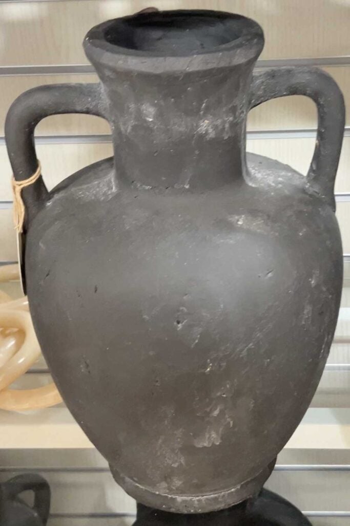 black vase with handles homegoods