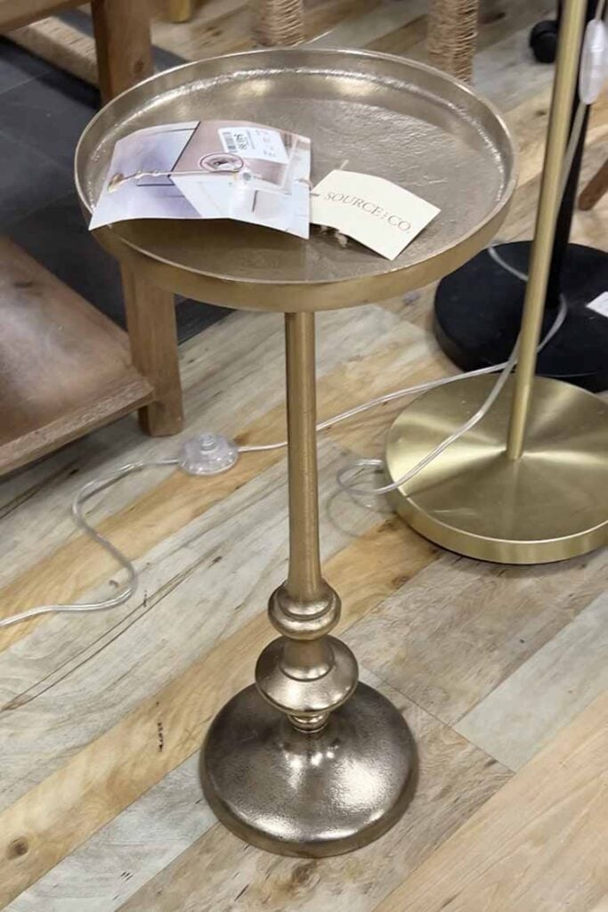 gold accent table homegoods home decor