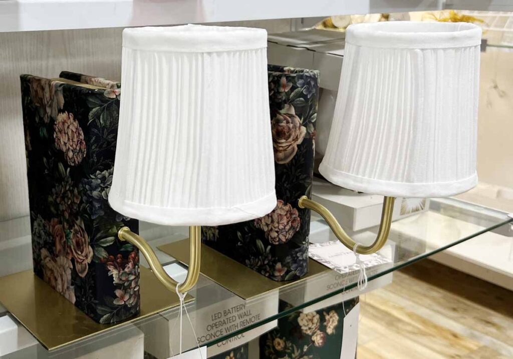 printed bookend lamp homegoods home decor