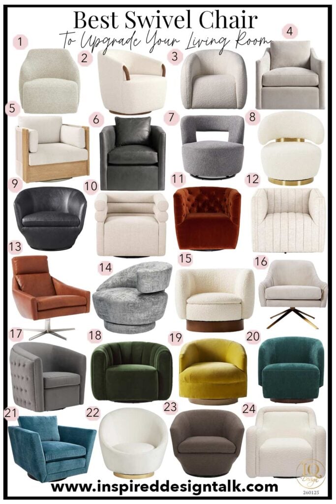 best swivel chair collage