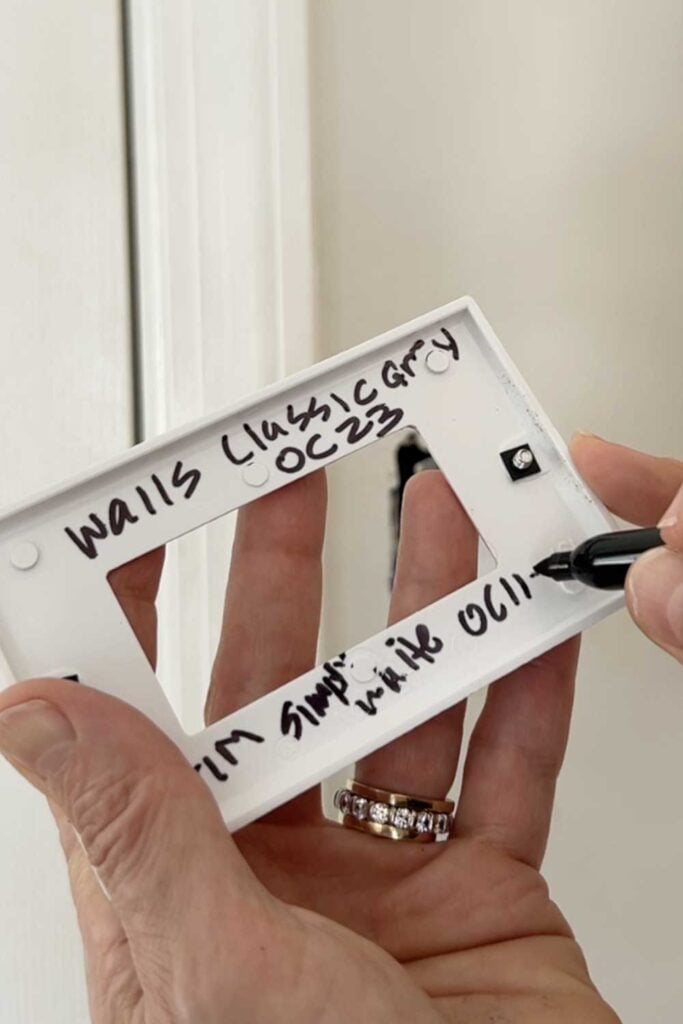 paint back switch plate