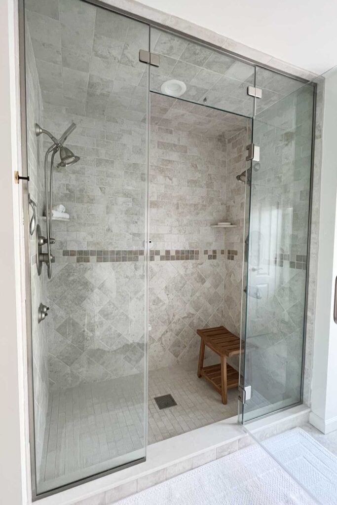 steam shower teak bench home design mistakes