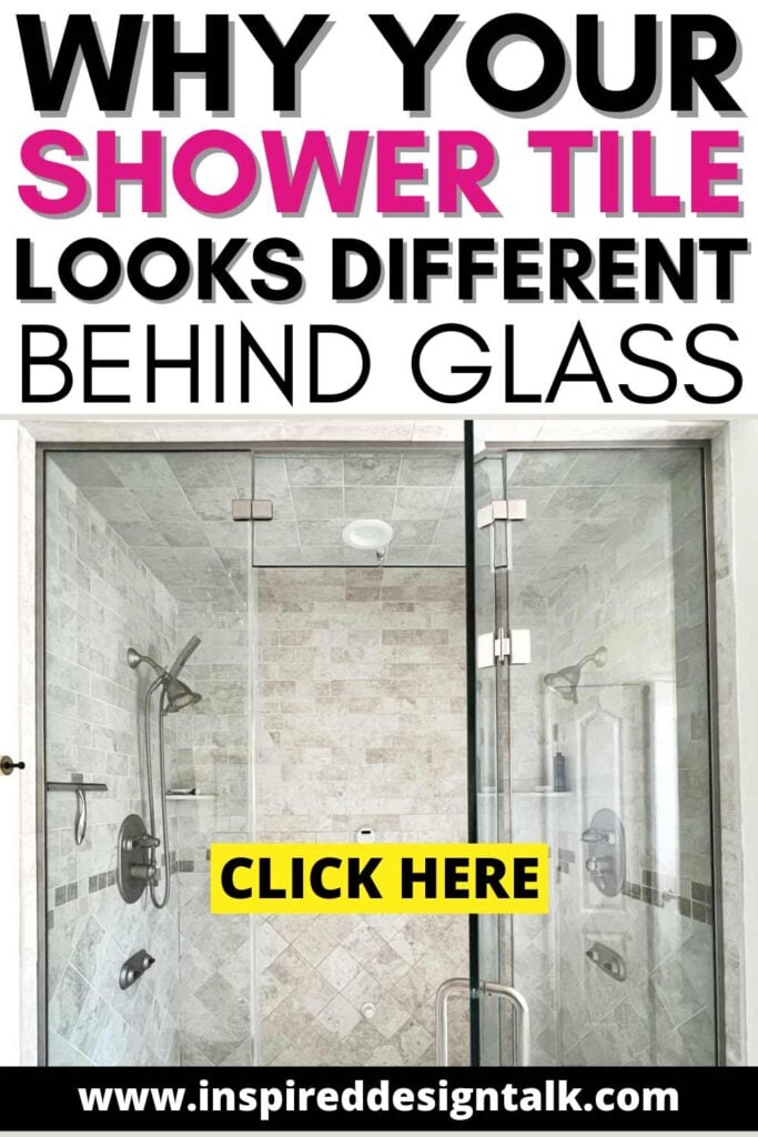 shower door glass color