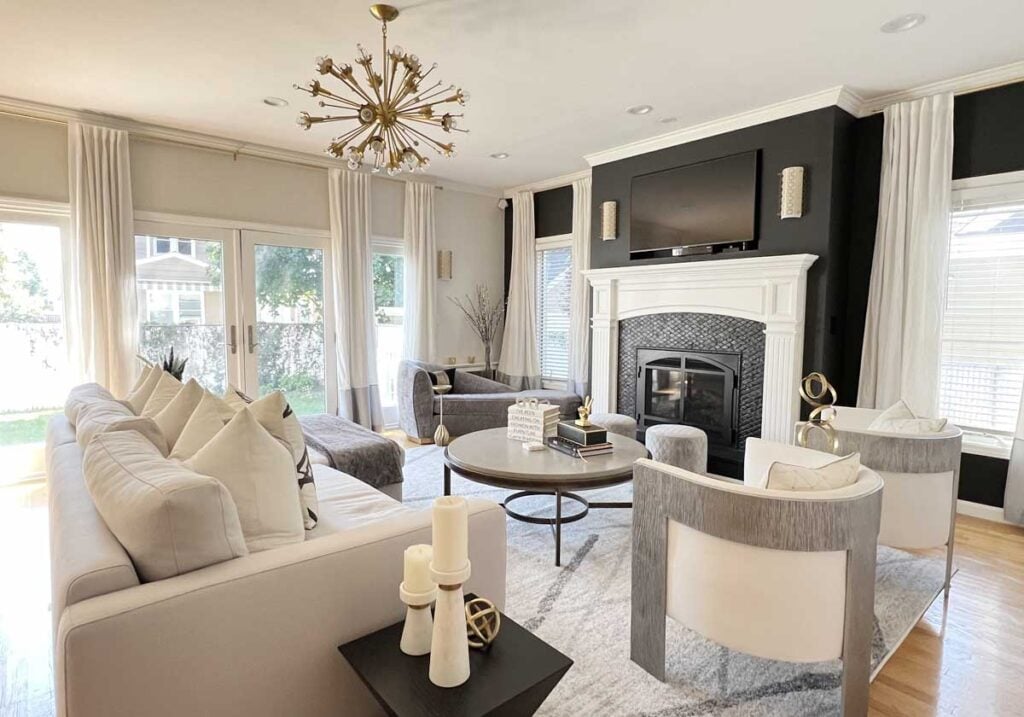 neutral living room accent chairs