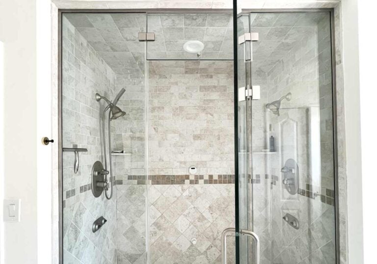 shower door glass color