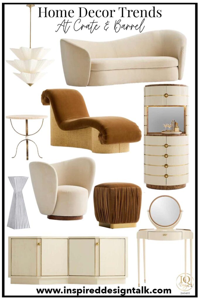 home decor trends crate and barrel