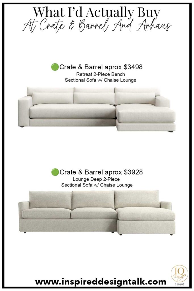 chaise sectional sofas